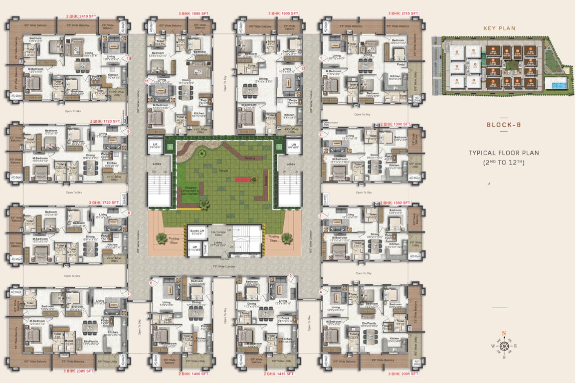  green leaves aura Cluster Plan
