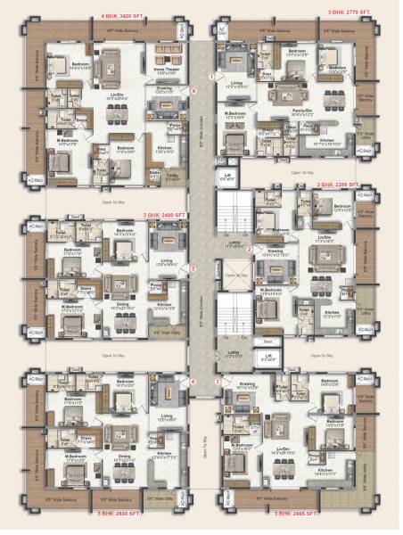  green-leaves-aura Cluster Plan