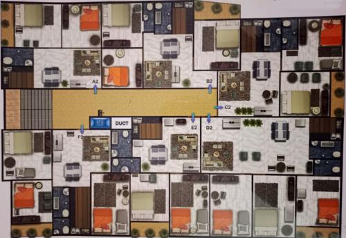  siddhaye-apartment Siddhaye Apartment Cluster Plan For 2nd Floor