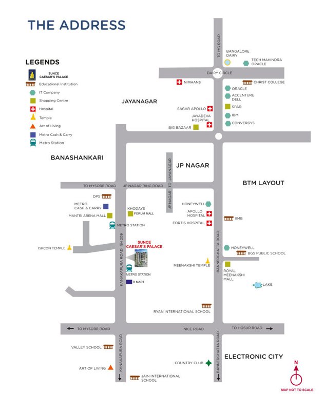  nitesh caesars palace Location Plan