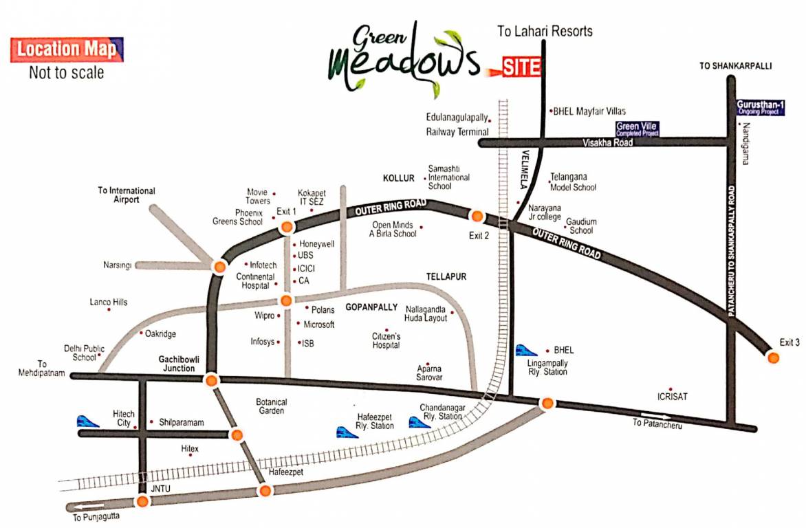  green meadows Location Plan