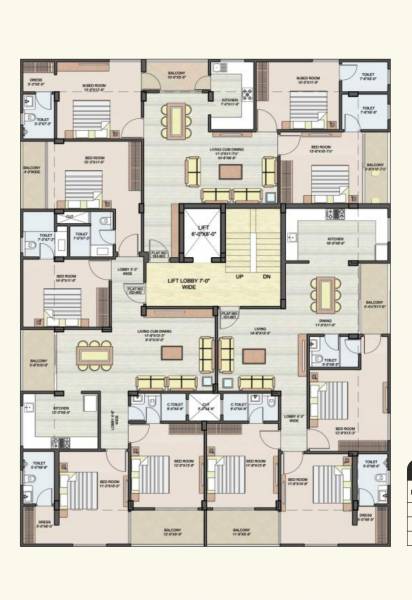  utsav Utsav Cluster Plan for 1st Floor