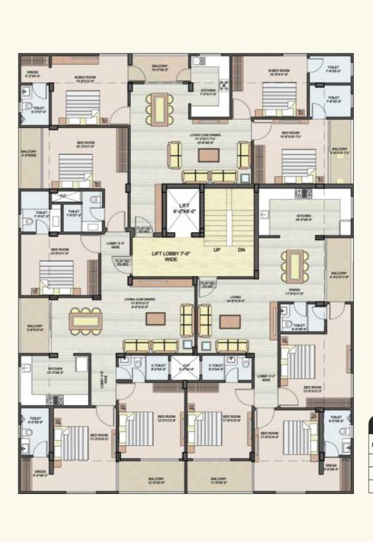  utsav Utsav Cluster Plan for 1st Floor