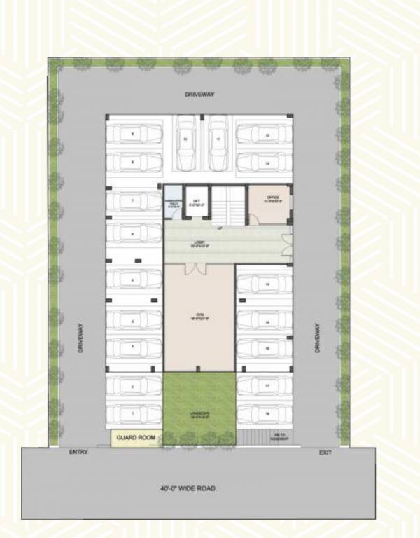  utsav Utsav Cluster Plan for Basement