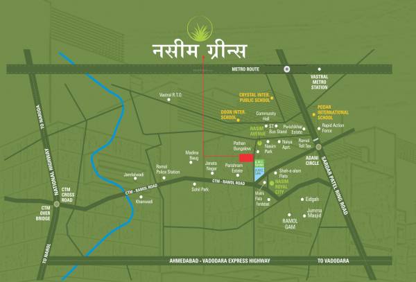  nasim-greens Location Plan