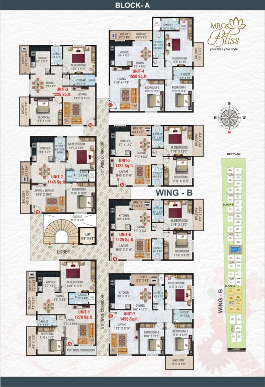  mrg bliss Wing B Cluster Plan