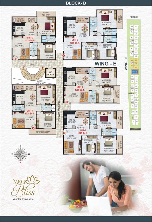  mrg bliss Wing E Cluster Plan