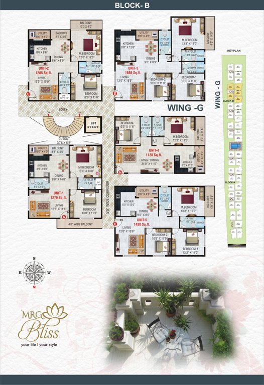  mrg bliss Wing G Cluster Plan