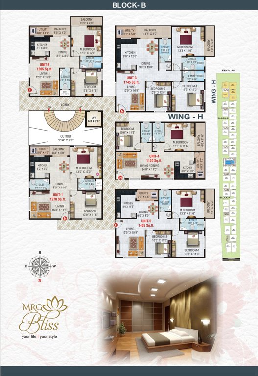  mrg bliss Wing H Cluster Plan