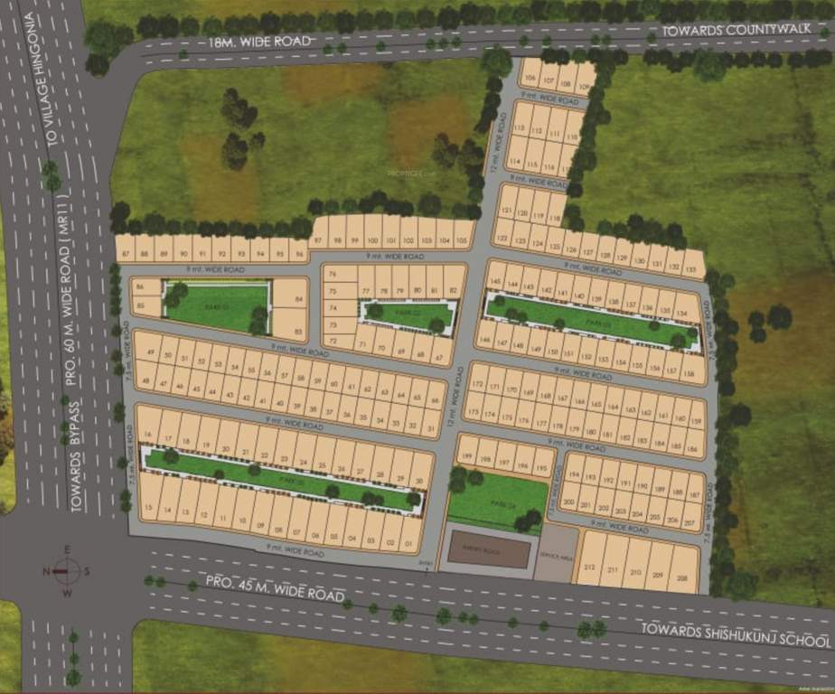  courtyard Layout Plan