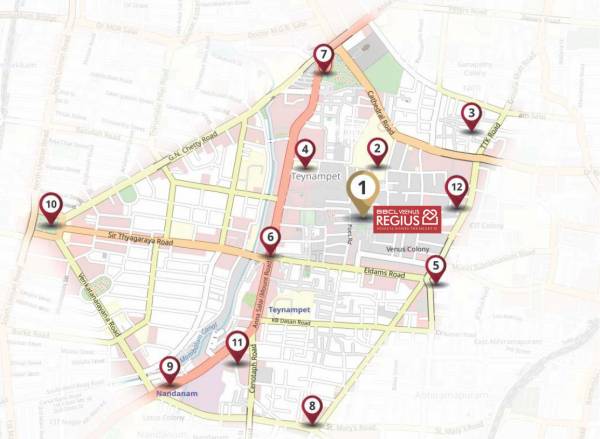  veenus-regius Location Plan