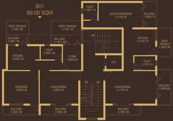  venus Venus Cluster Plan For 6th Floor