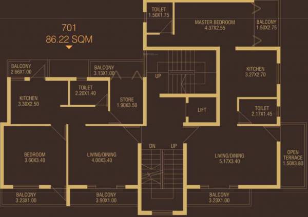  venus Venus Cluster Plan For 7th Floor