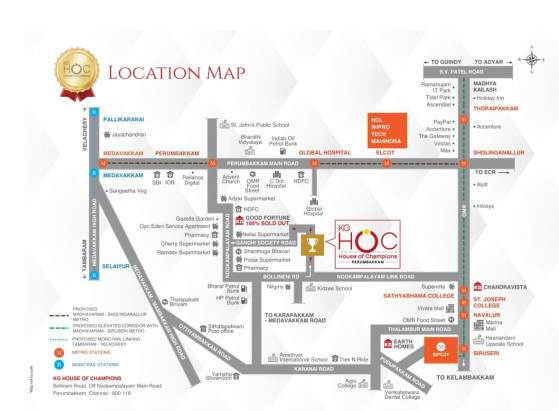  house of champions Location Plan
