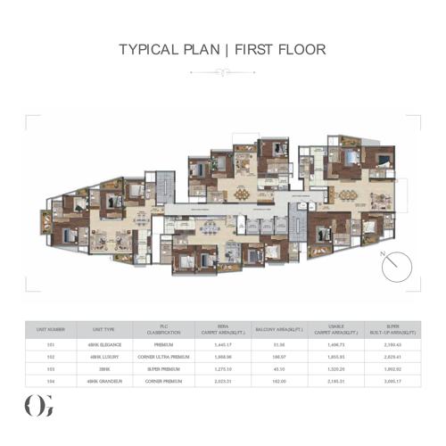  purva-orient-grand Purva Orient Grand Cluster Plan