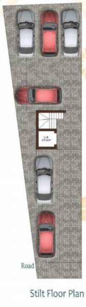  as-apartment Block A Stilt Cluster Plan
