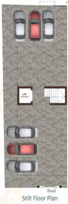  as-apartment Block B Stilt Cluster Plan