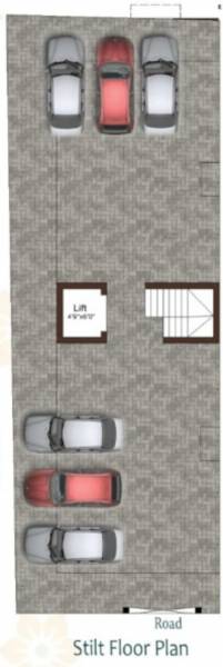  as-apartment Block B Stilt Cluster Plan