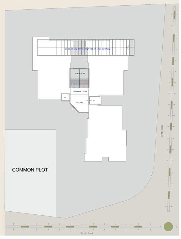  shreeji sharnam Shreeji Sharnam Cluster Plan for Ground Floor