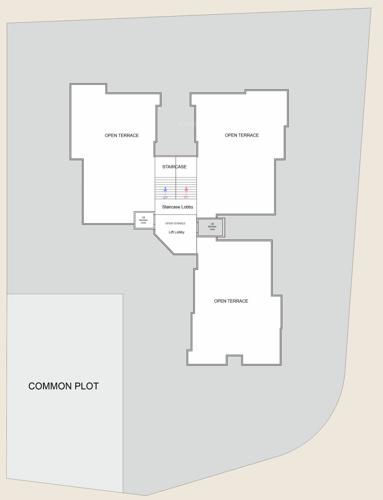  shreeji-sharnam Shreeji Sharnam Terrace Plan