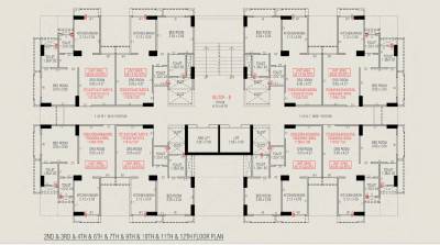 B Cluster Plan from 2nd to 12th Floor hr-evernest B Cluster Plan from 2nd to 12th Floor