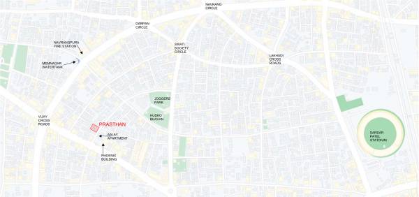  prasthan-appartments Location Plan