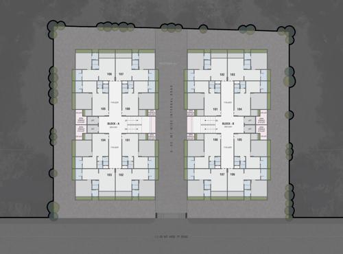 enclave Block A and B Cluster Plan from 1st to 6th Floor