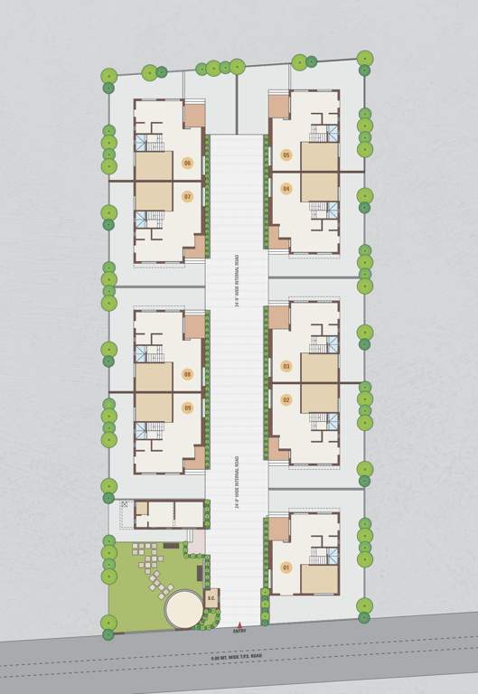  love kush villa Layout Plan