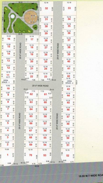 shree kamalam residency part 1 Layout Plan