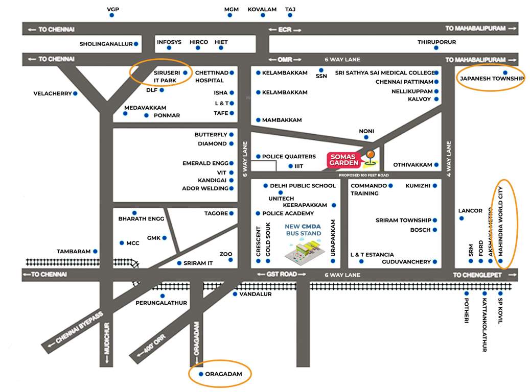  somas grand Location Plan