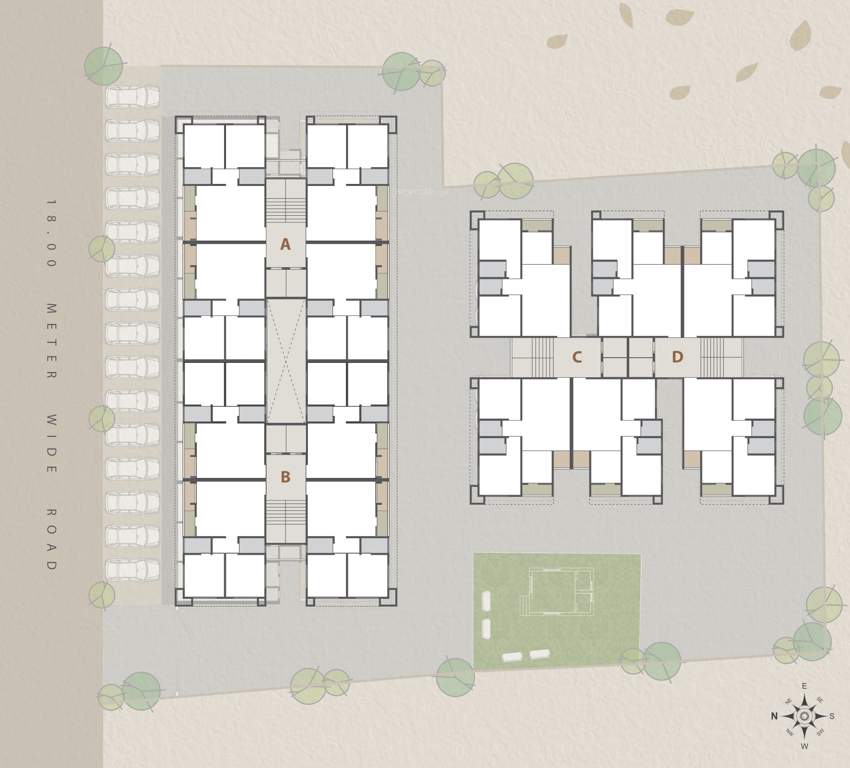  sharnam aura Sharnam Aura Cluster Plan from 1st to 7th Floor