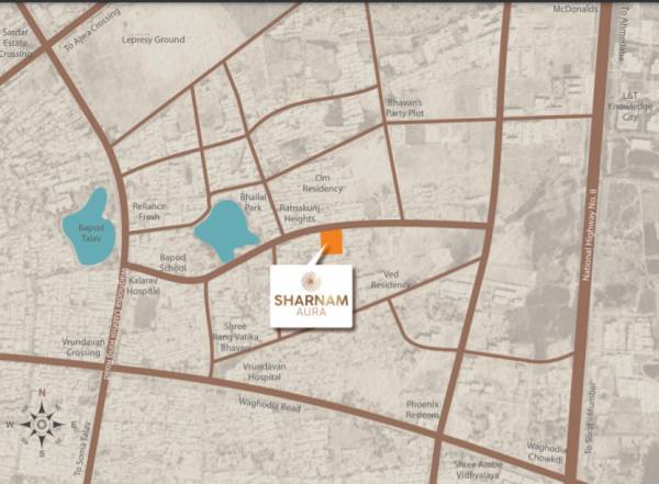 Location Plan sharnam-aura Location Plan