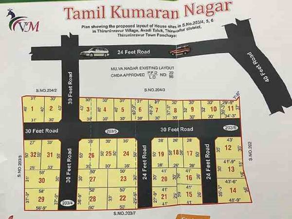  tamil-kumaran-nagar-phase-1 Master Plan