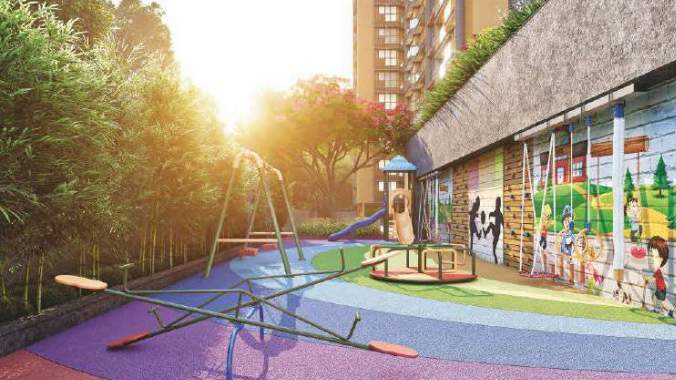  vibrant Children's play area