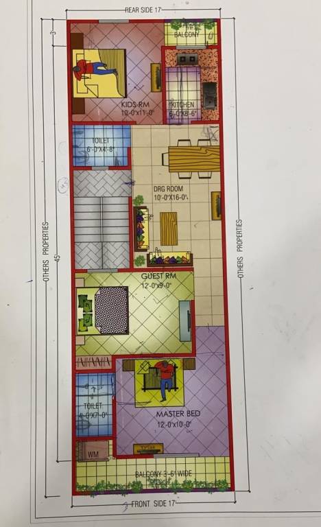  homes 1 Cluster Plan
