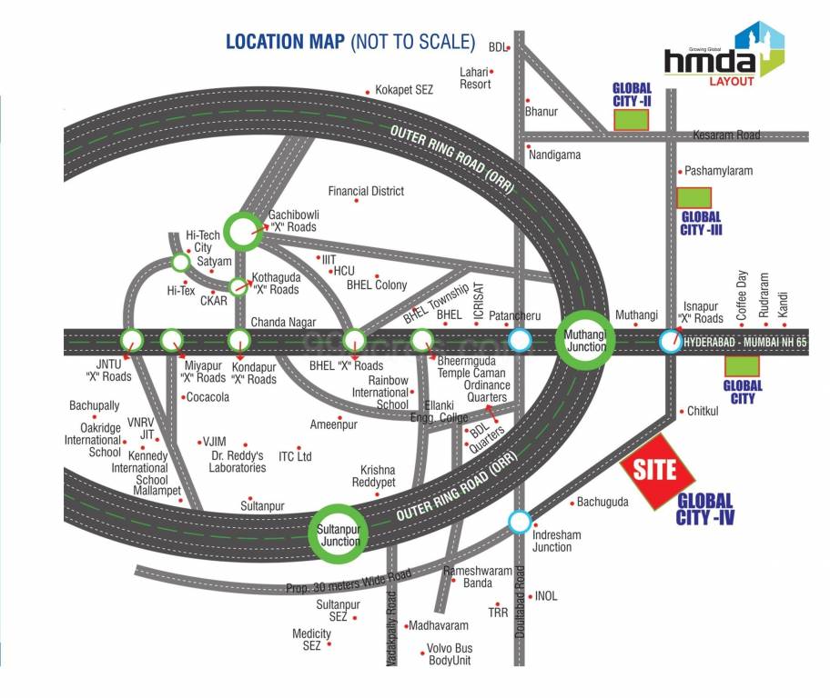  greater infra Location Plan