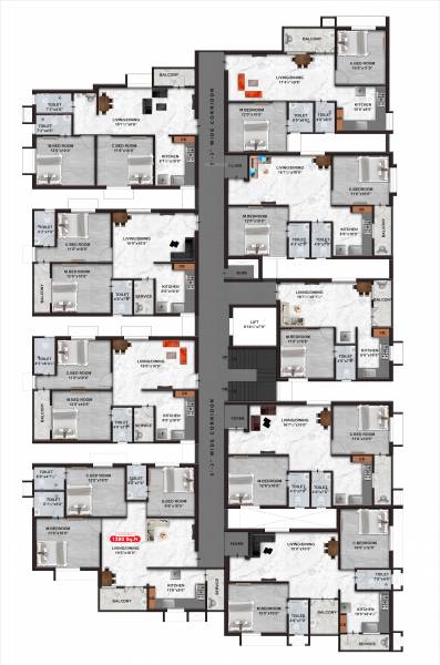  epic Epic Cluster Plan For Typical Floor