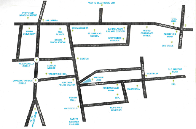  metro city Location Plan