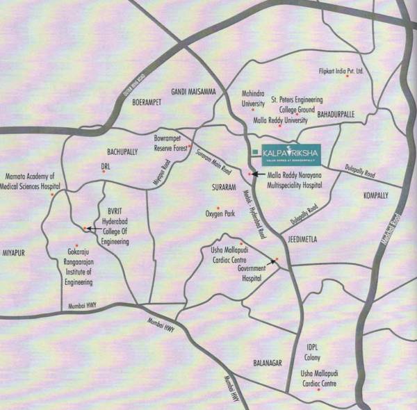  kalpavriksha Location Plan