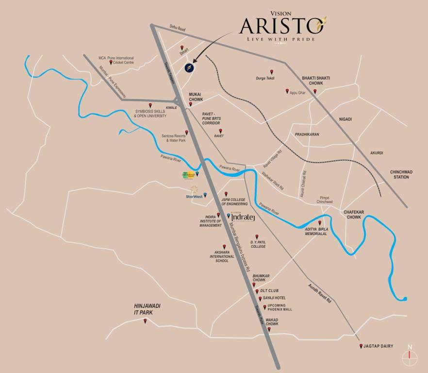  aristo Location Plan