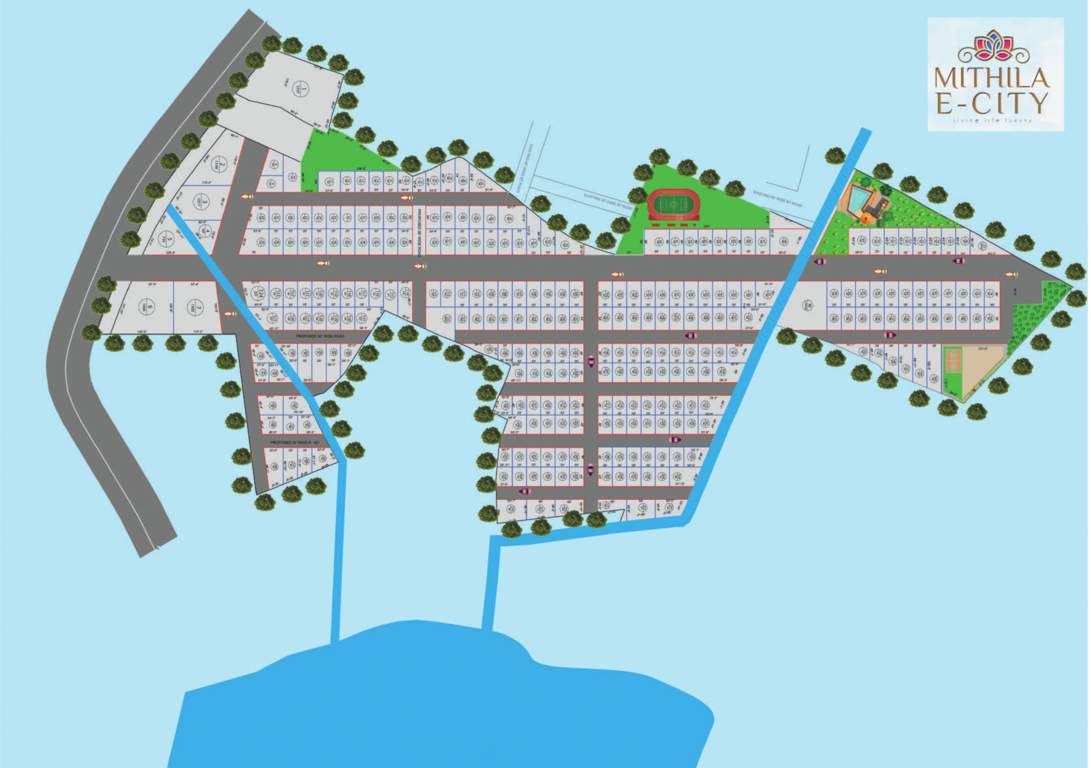  mithila e city Layout Plan