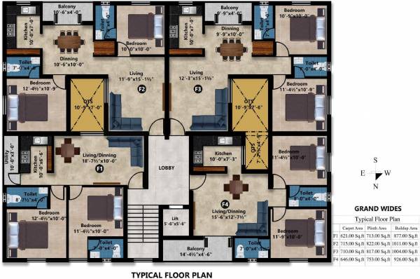  wides Grand Wides Cluster Plan