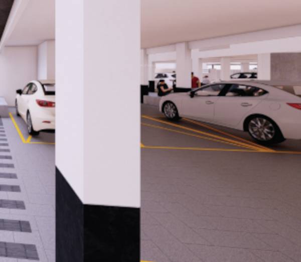  square-block-a Closed Car Parking