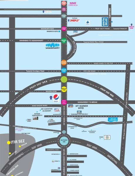  advaitha-enclave Location Plan