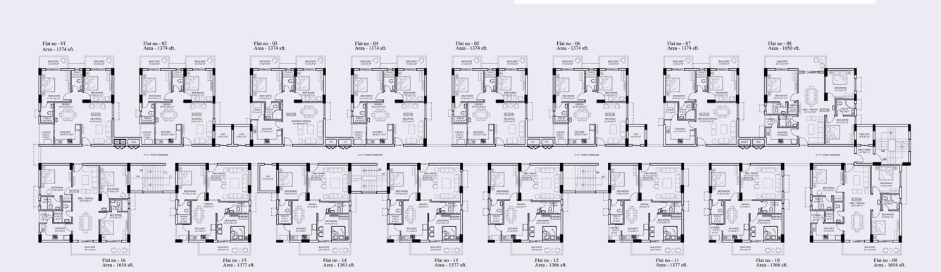  sree hemadurga paradise hyderabad Tower 1B Cluster Plan