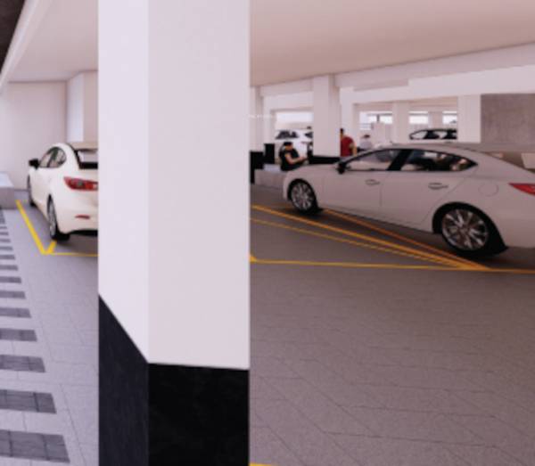  square-block-b Closed Car Parking