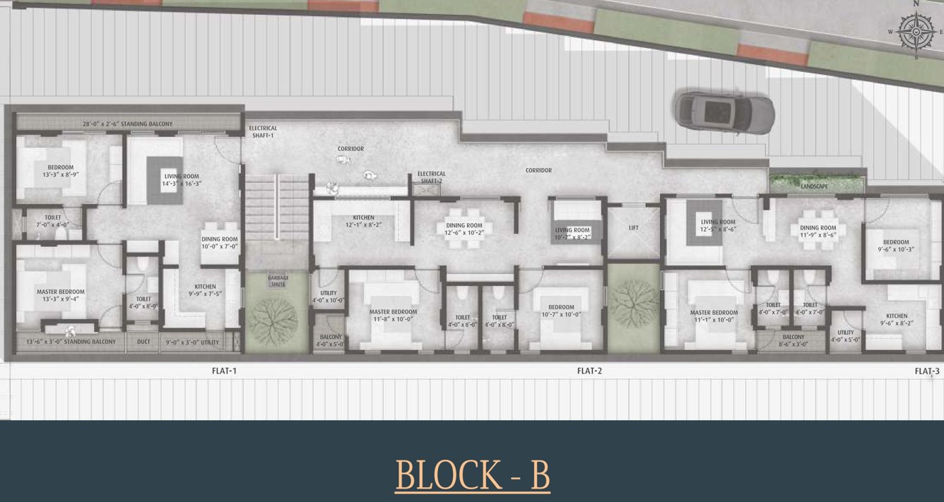  lake view block b Block B Cluster Plan