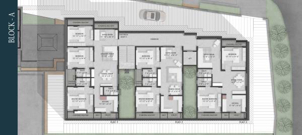  lake-view Cluster Plan