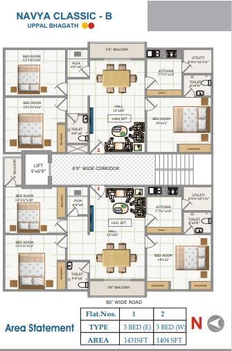  navya-classic-b Navya Classic II Cluster Plan