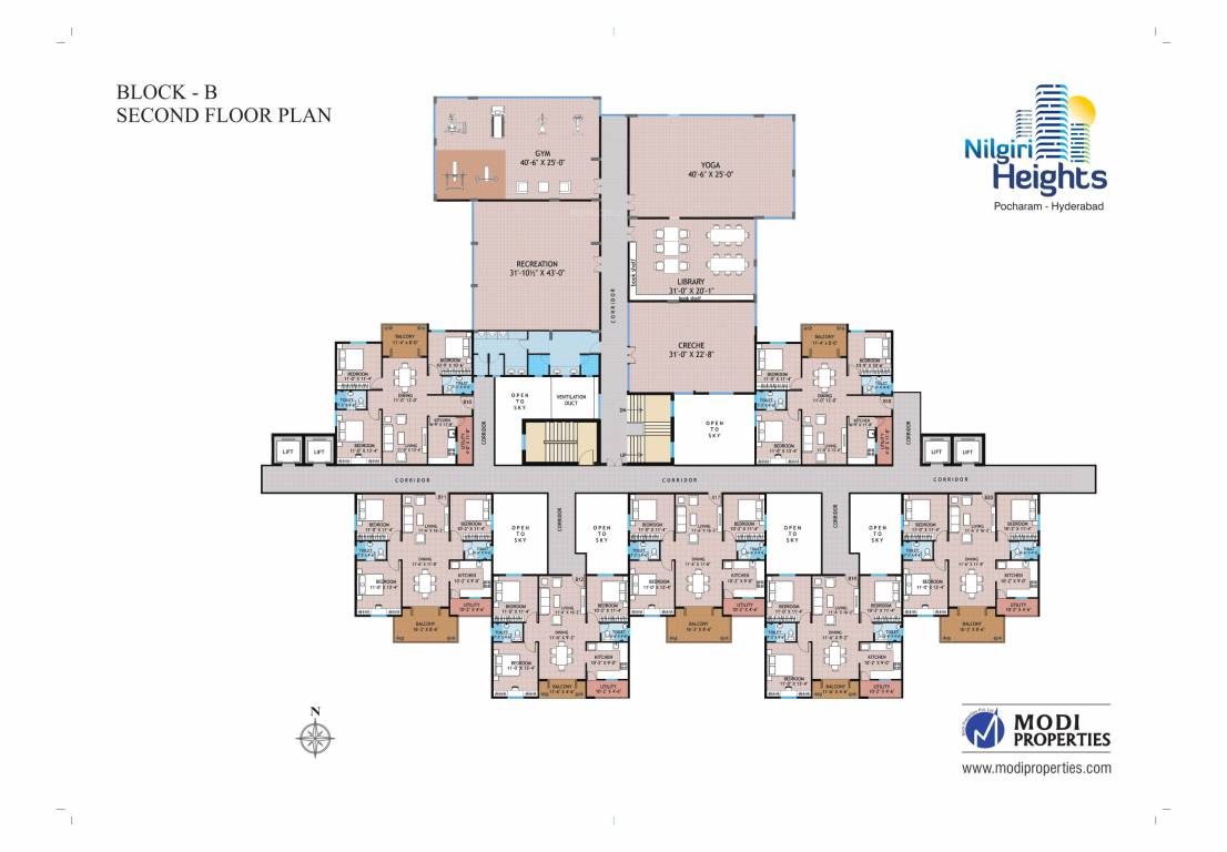  nilgiri heights Nilgiri Heights Cluster Plan for 2nd Floor